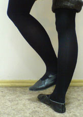 Pied croise gauche