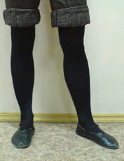 Pieds largis oblique gauche