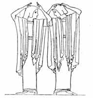 Greek figures in a solemn dance. 